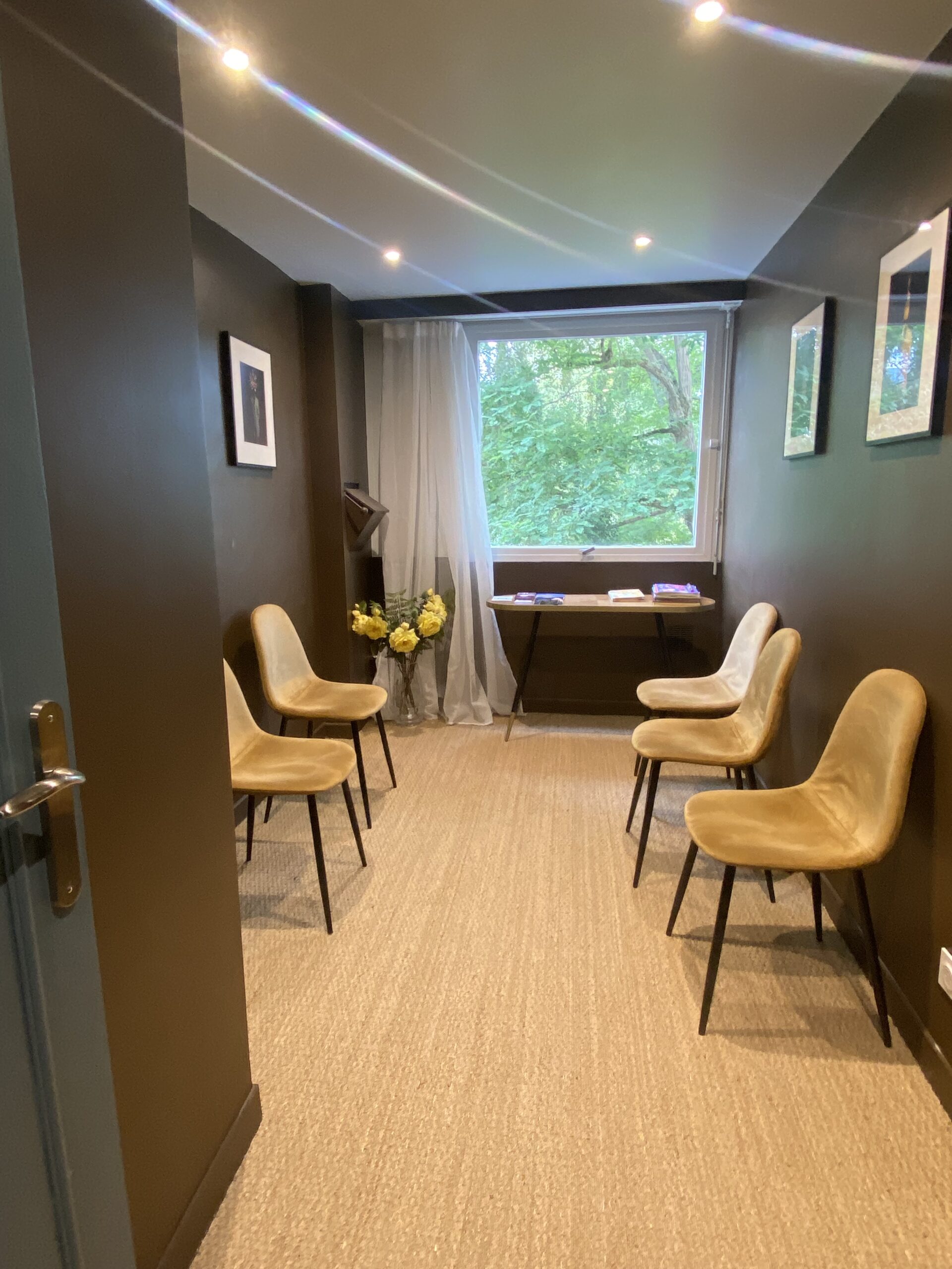 Vue du cabinet - Espace d’accueil